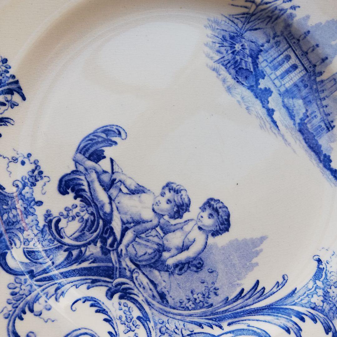 フランス アンティーク サンタマン トリアノン　プレート　平皿