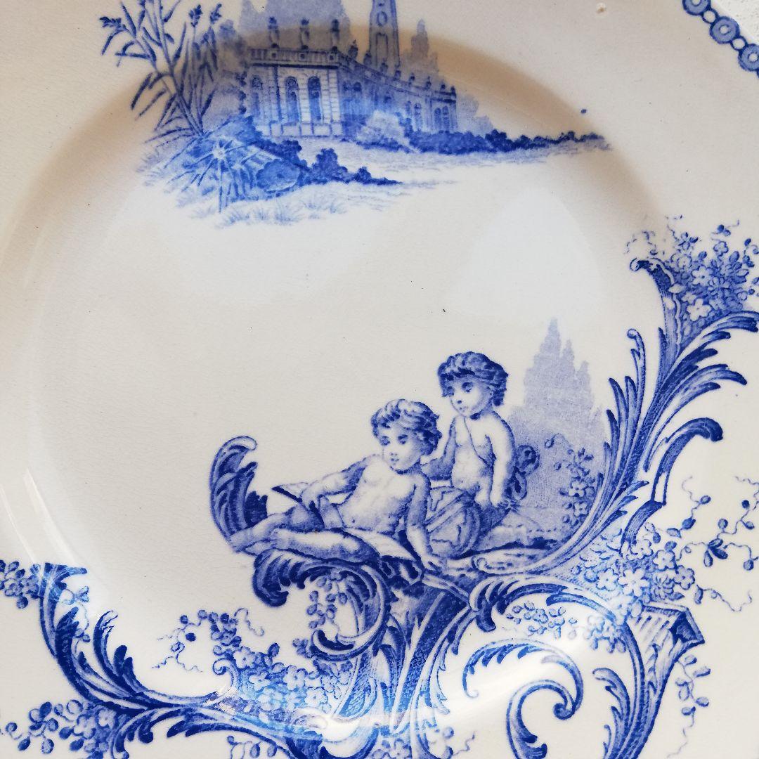 フランス アンティーク サンタマン トリアノン　プレート　平皿