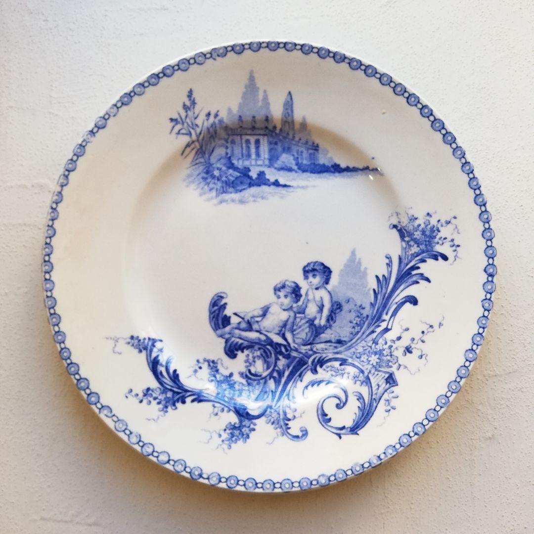 フランス アンティーク サンタマン トリアノン　プレート　平皿