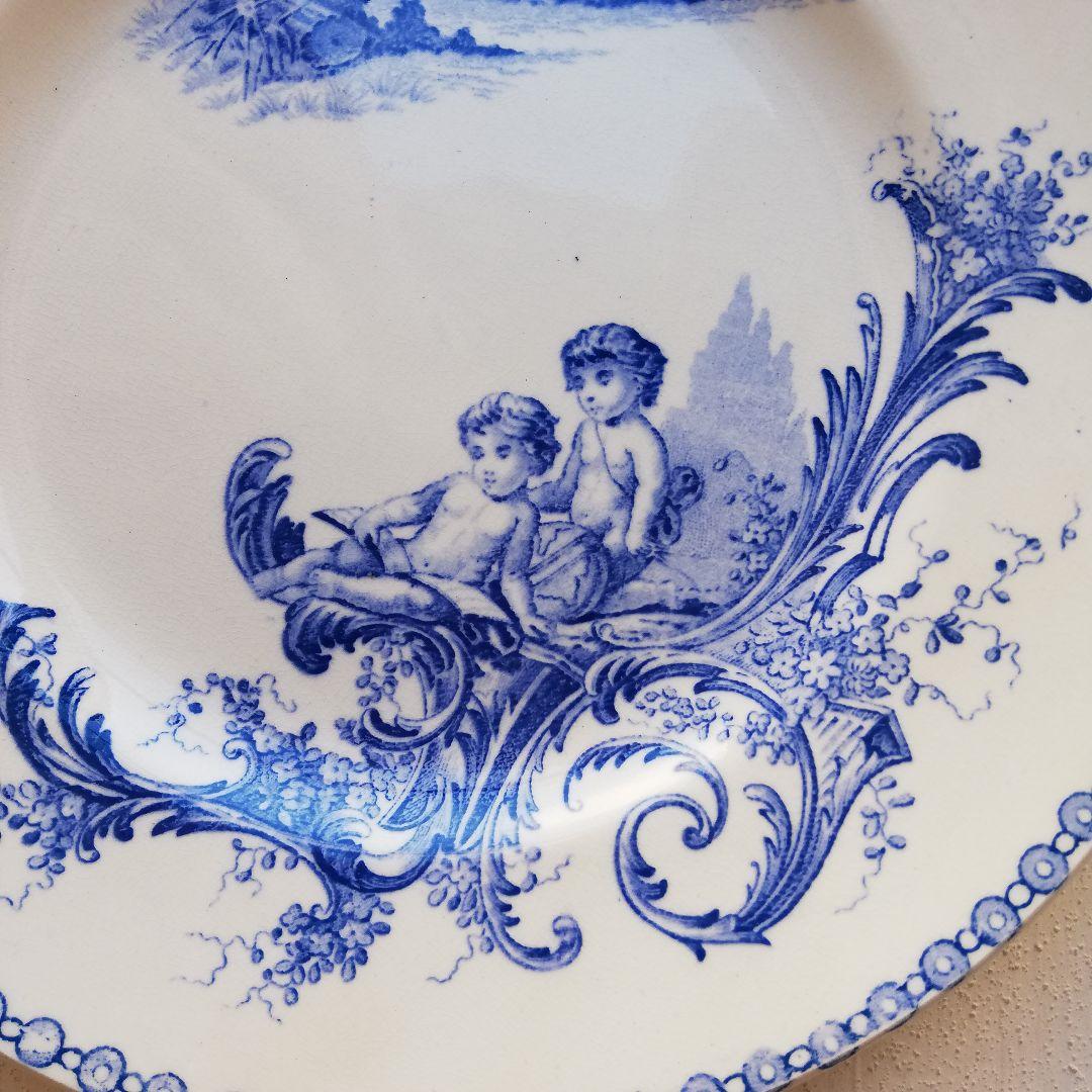 フランス アンティーク サンタマン トリアノン　プレート　平皿