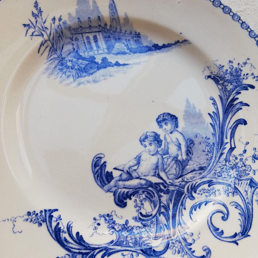 フランス アンティーク サンタマン トリアノン　プレート　平皿