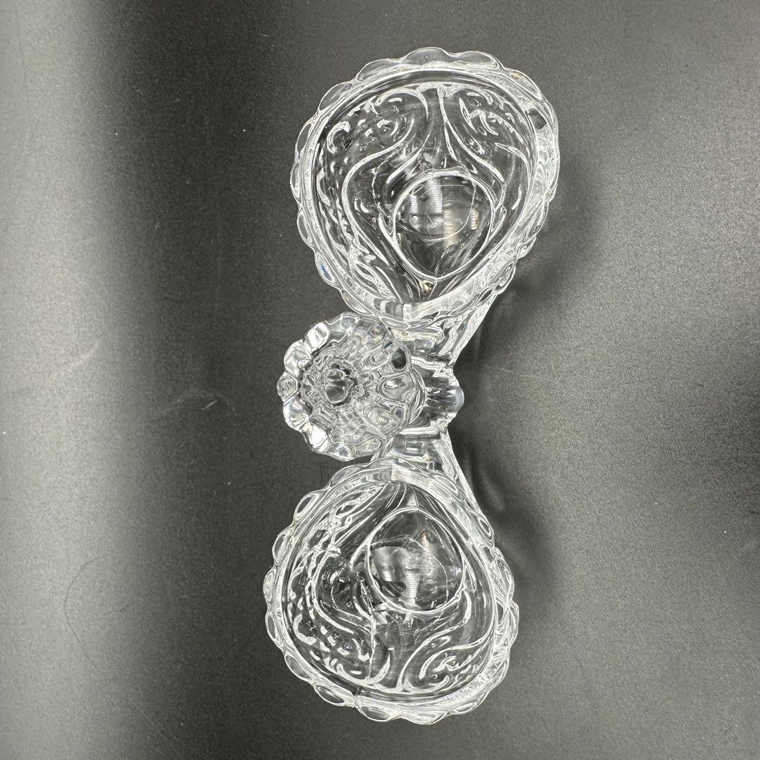 【難あり】Baccarat バカラ エッグスタンド クリスタル小物入れ