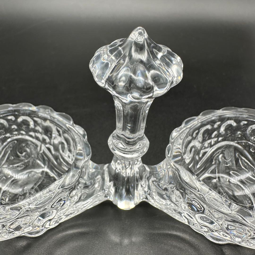 【難あり】Baccarat バカラ エッグスタンド クリスタル小物入れ