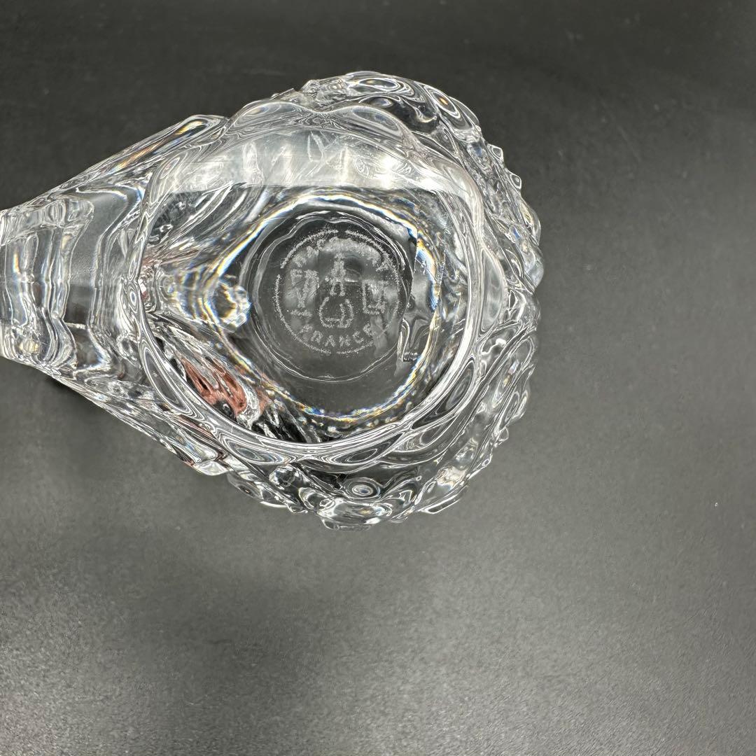 【難あり】Baccarat バカラ エッグスタンド クリスタル小物入れ