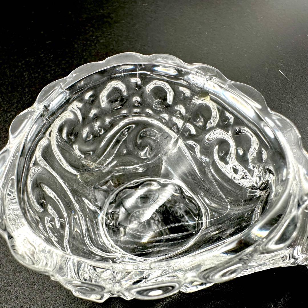 【難あり】Baccarat バカラ エッグスタンド クリスタル小物入れ