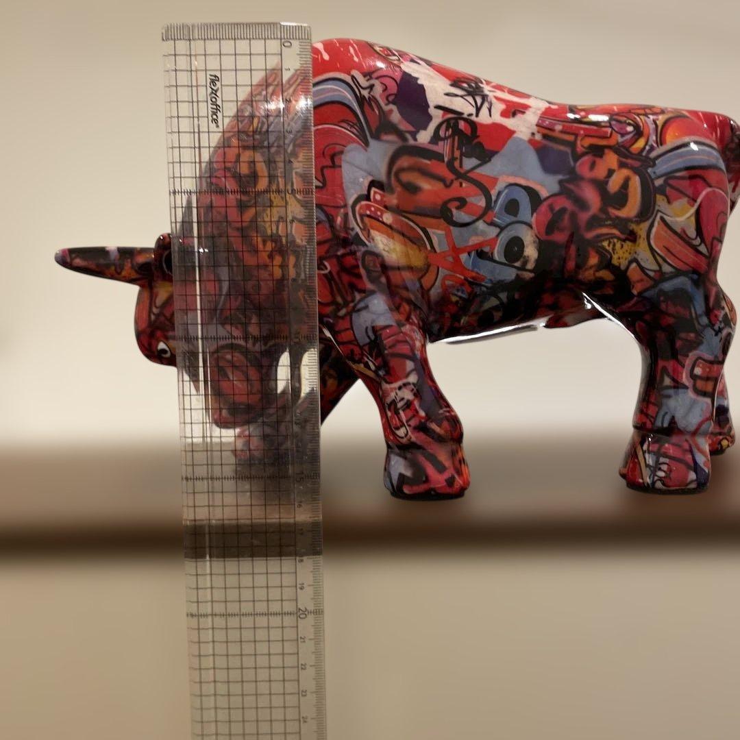 Pomme pidou（ポンピドゥー）貯金箱マネーバンク ブル グラフィティ﻿