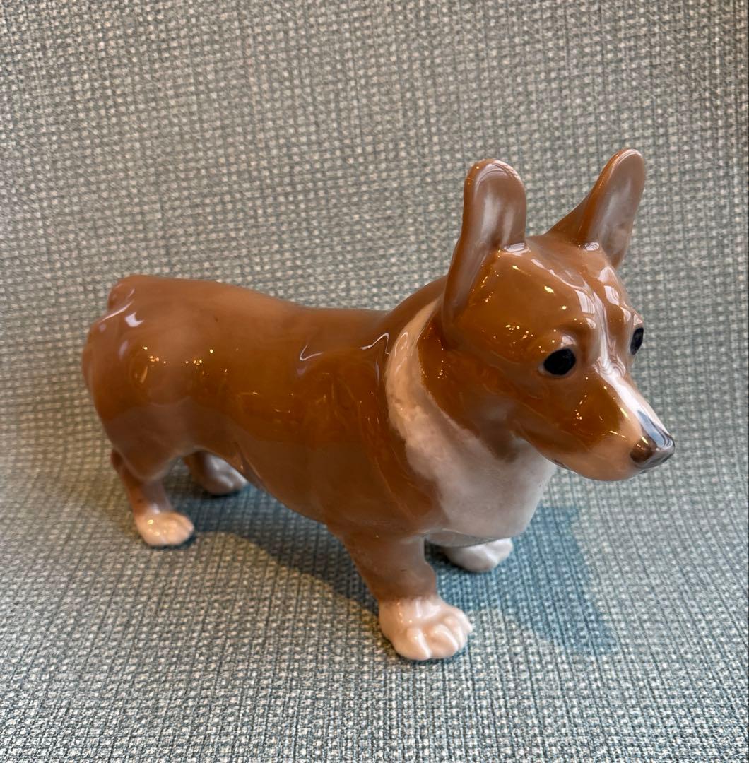 ロイヤルコペンハーゲン　フィギュリン コーギー 犬 置物