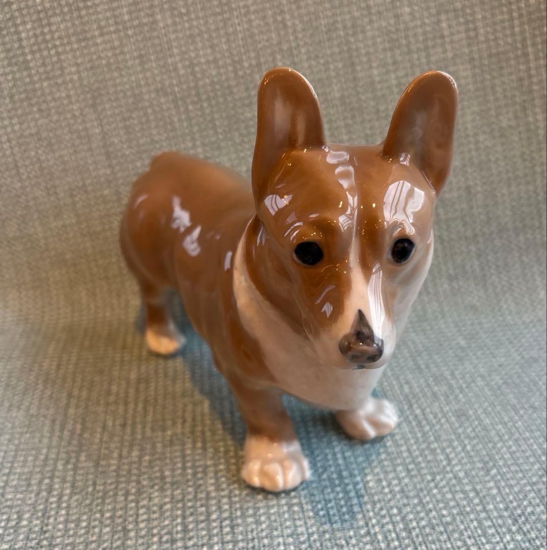 ロイヤルコペンハーゲン　フィギュリン コーギー 犬 置物