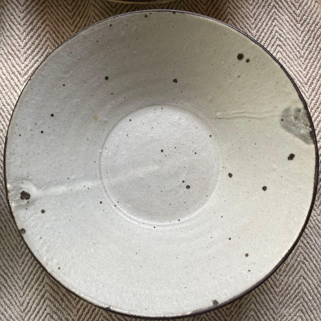 遊楽窯 粉引き 中鉢