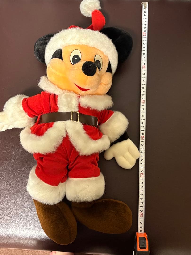 【希少/日本製】サンアンドスター ミッキーマウス サンタ ぬいぐるみ 60cm