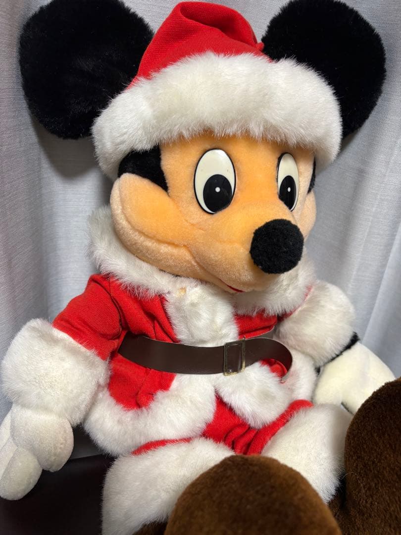 【希少/日本製】サンアンドスター ミッキーマウス サンタ ぬいぐるみ 60cm