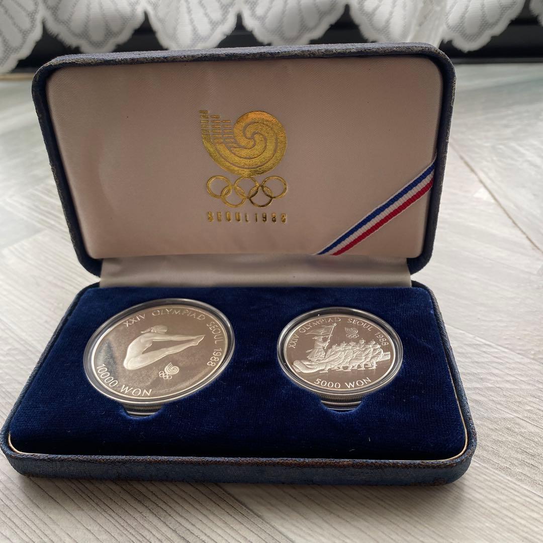 1988年ソウルオリンピック記念硬貨セット