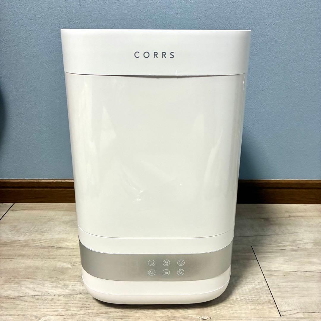 スチーム式　加湿器　4L 大容量　上から給水　ガラスタンク　お手入れ簡単　新品