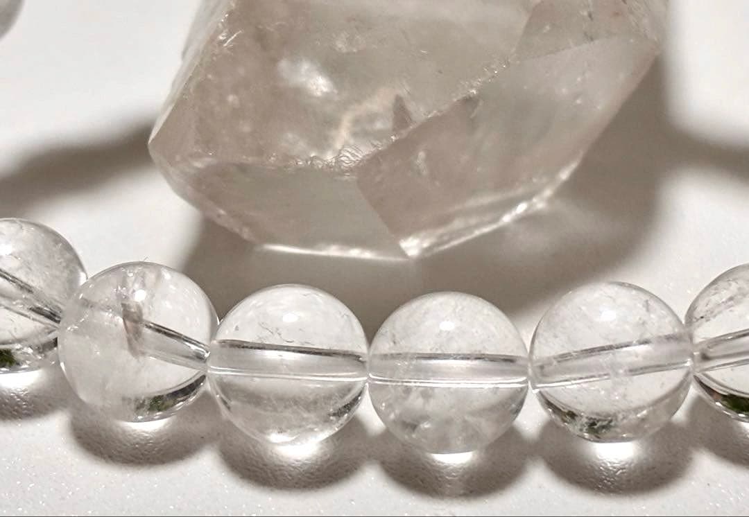 究極品質　豊穣の女神を意味する聖なる守護石　アンナプルナ水晶のブレス　10㎜