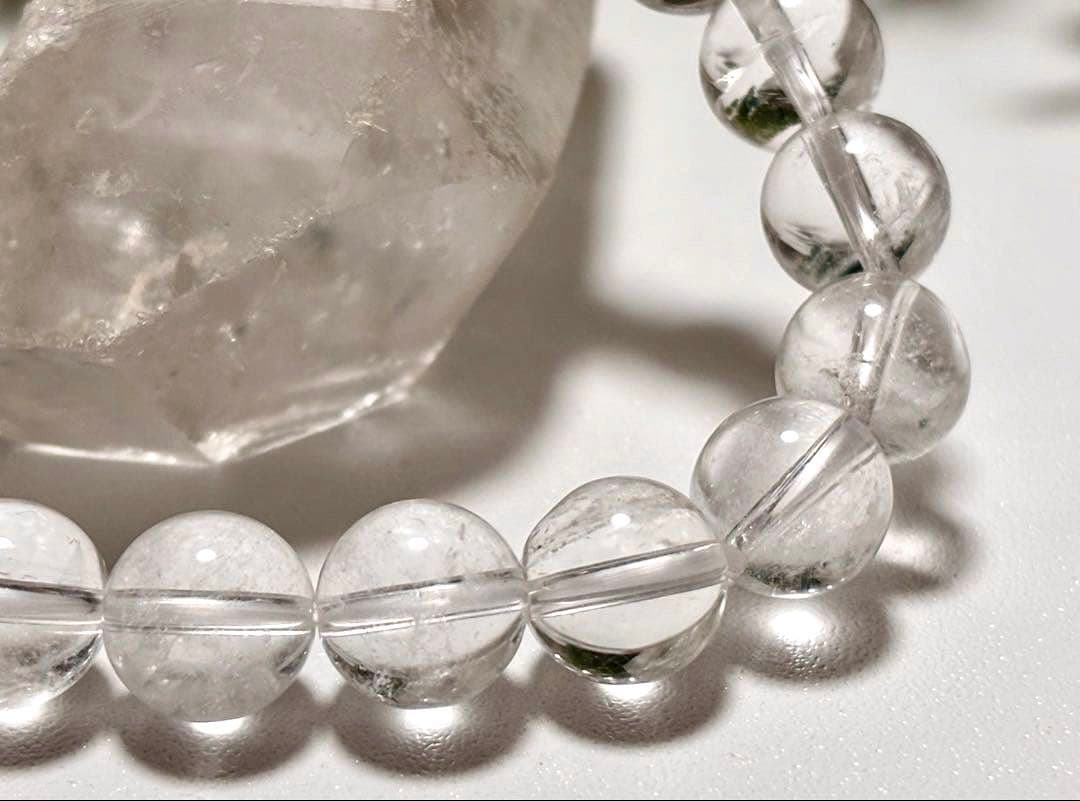 究極品質　豊穣の女神を意味する聖なる守護石　アンナプルナ水晶のブレス　10㎜