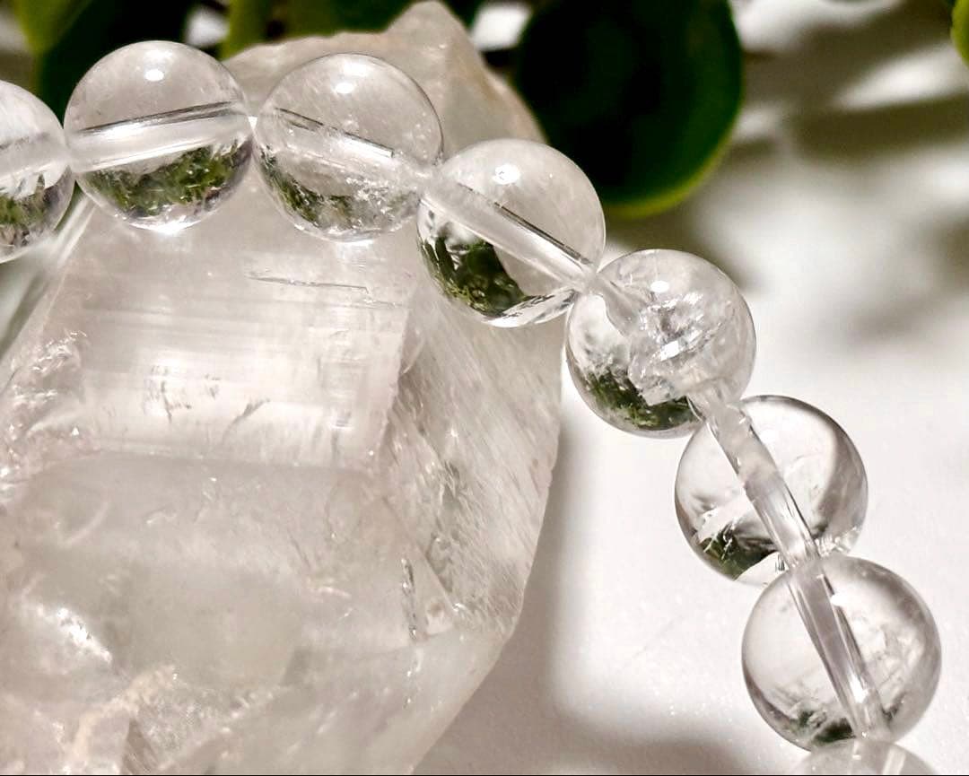 究極品質　豊穣の女神を意味する聖なる守護石　アンナプルナ水晶のブレス　10㎜