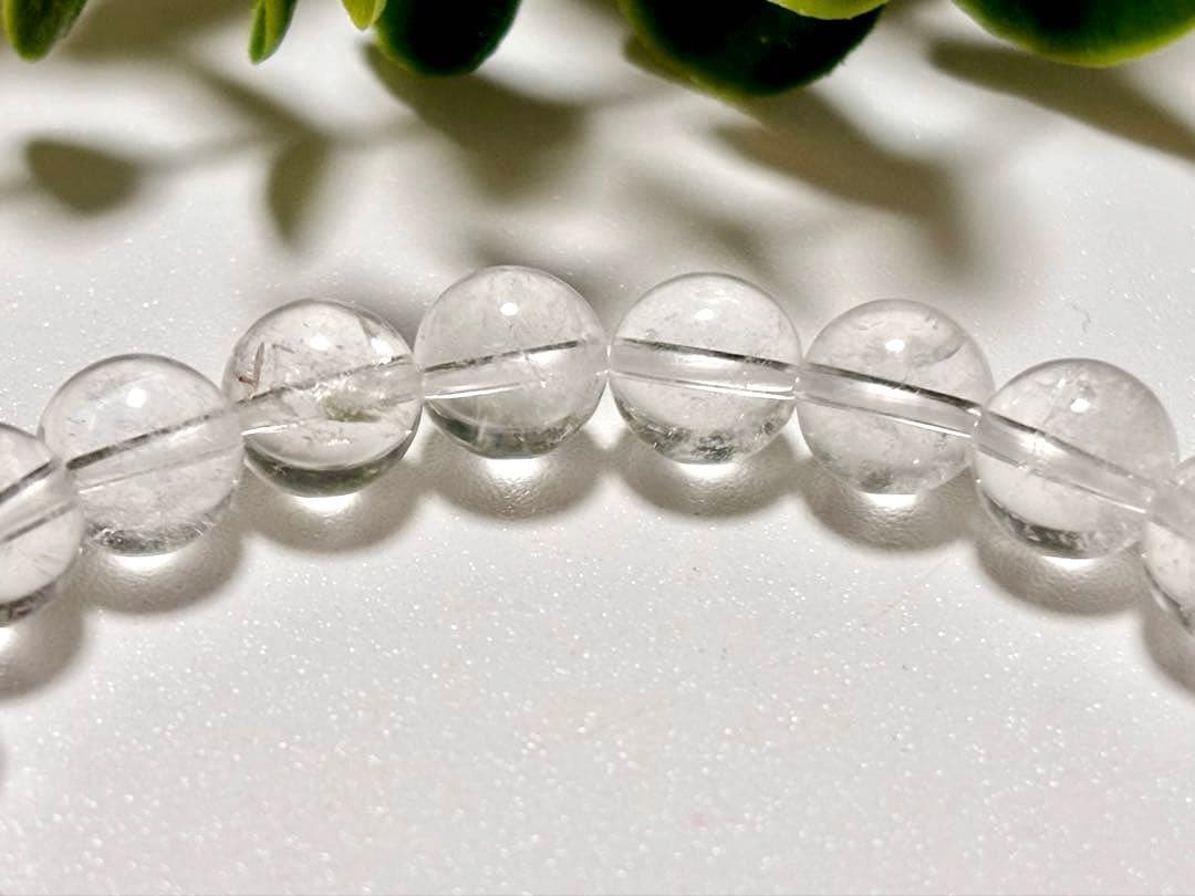 究極品質　豊穣の女神を意味する聖なる守護石　アンナプルナ水晶のブレス　10㎜