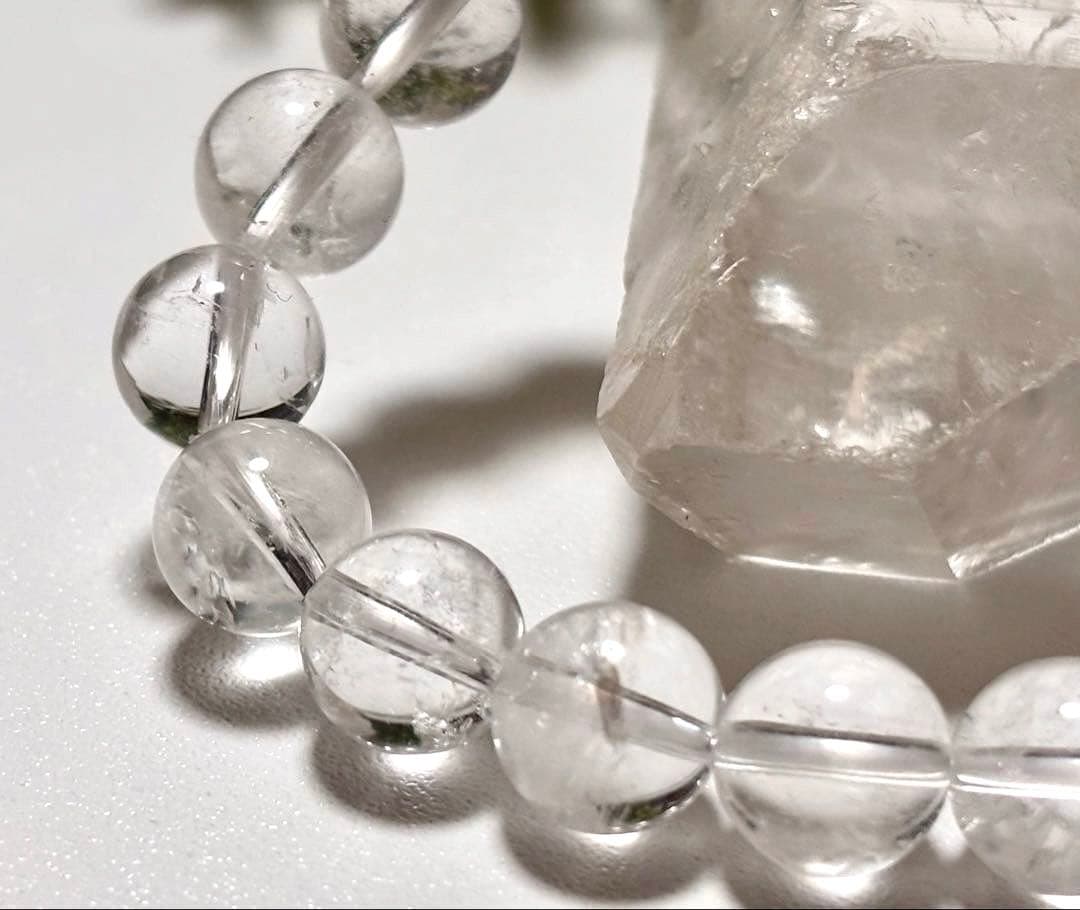 究極品質　豊穣の女神を意味する聖なる守護石　アンナプルナ水晶のブレス　10㎜