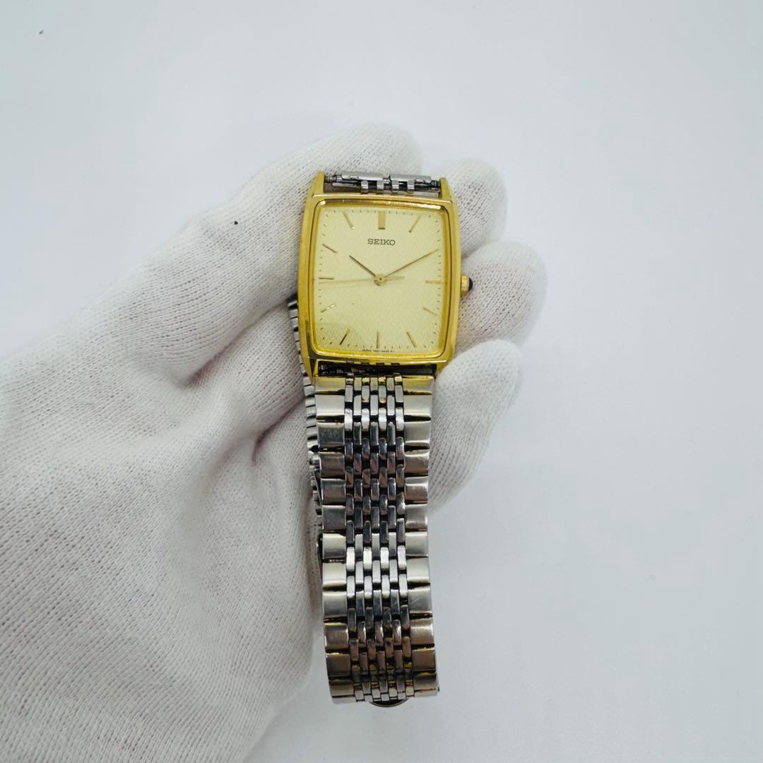 ✨SEIKO✨セイコー✨ゴールド文字盤✨7N01-5A40✨クォーツ✨腕時計✨