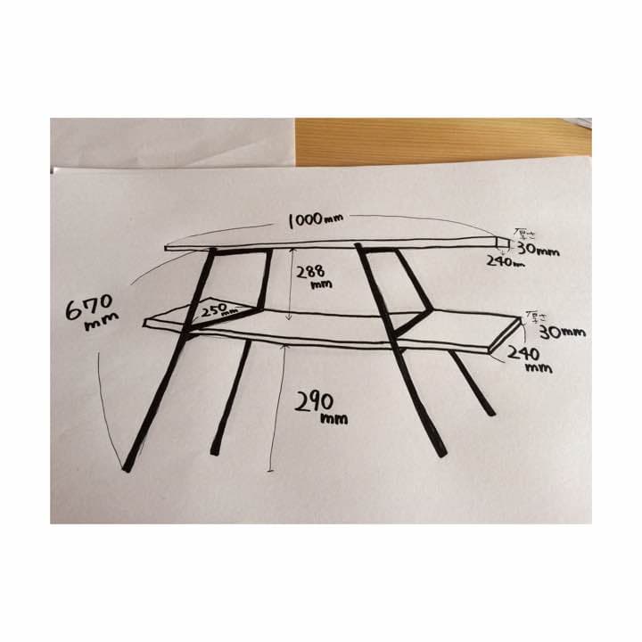 野外ベランダ使用OK‼︎もちろん室内も。観葉植物テーブル