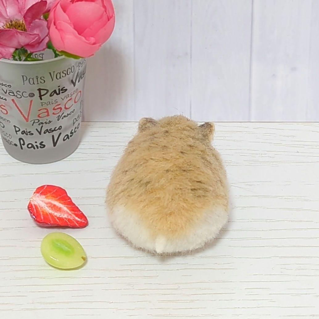 388 熊 ハムスター 羊毛フェルト