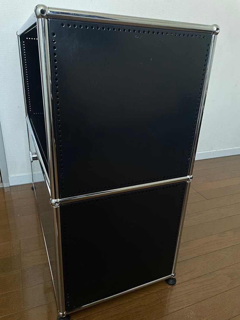 11月15日まで出品 USMハラー　グラファイトブラック　2段シェルフ