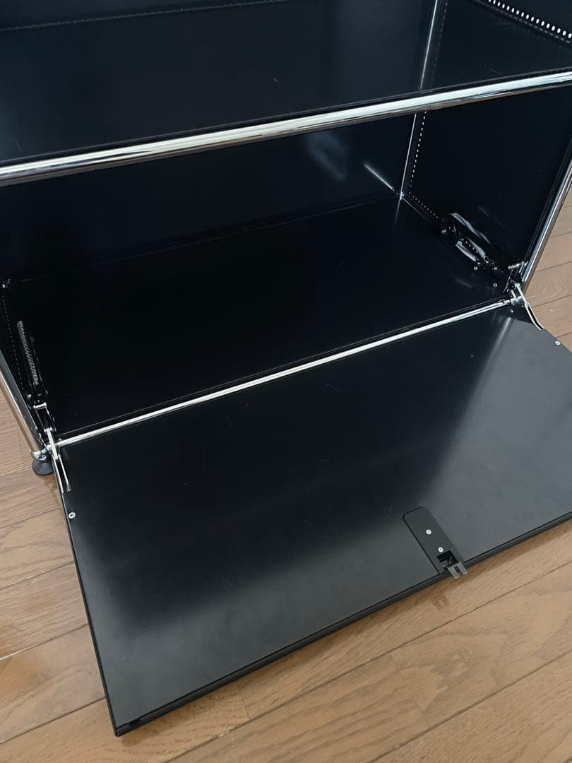 11月15日まで出品 USMハラー　グラファイトブラック　2段シェルフ