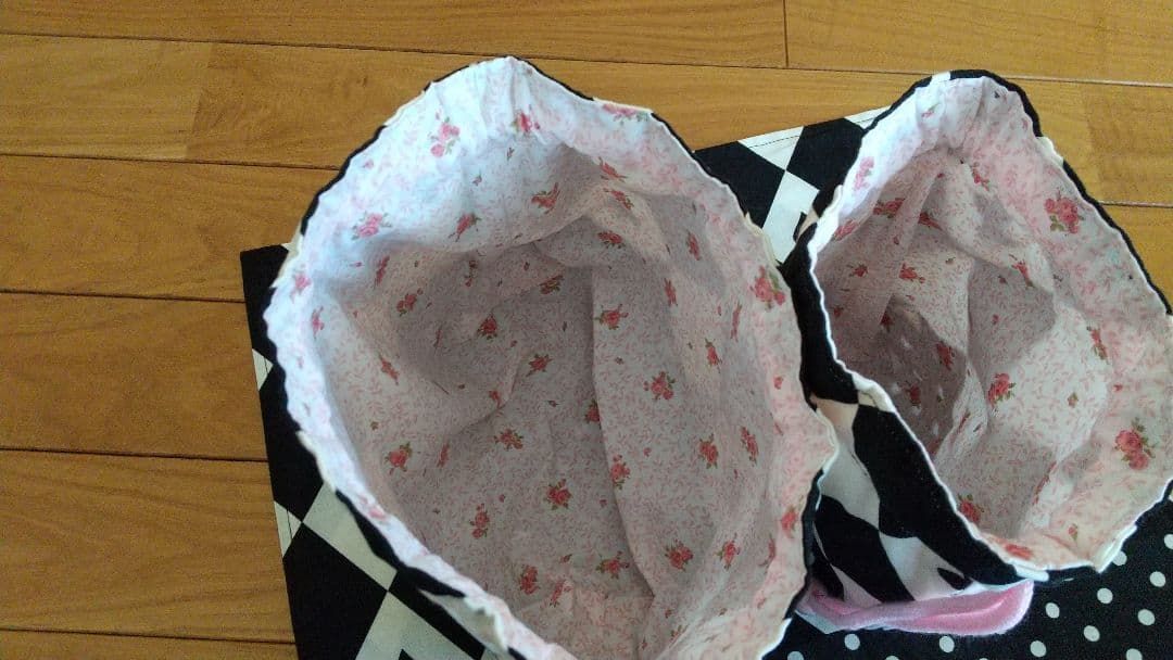 ①入園　入学セット 女の子　レッスンバッグ 他 6点セット アリス ウサギ