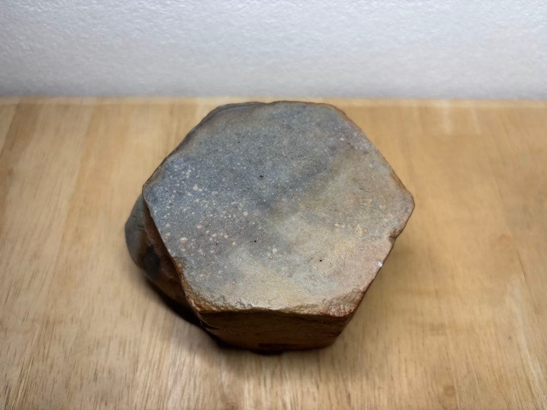 68.備前焼 宝瓶 登り窯 亀 カメ かめ 六角 手びねり 急須