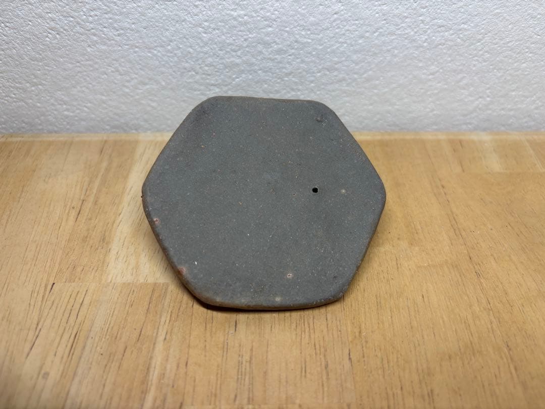 68.備前焼 宝瓶 登り窯 亀 カメ かめ 六角 手びねり 急須