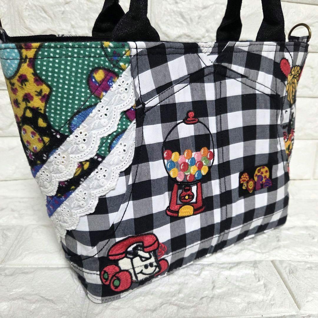 【SA様☘️専用】 939 デニム＊リメイク＊刺繍＊バッグ＊トートバッグ