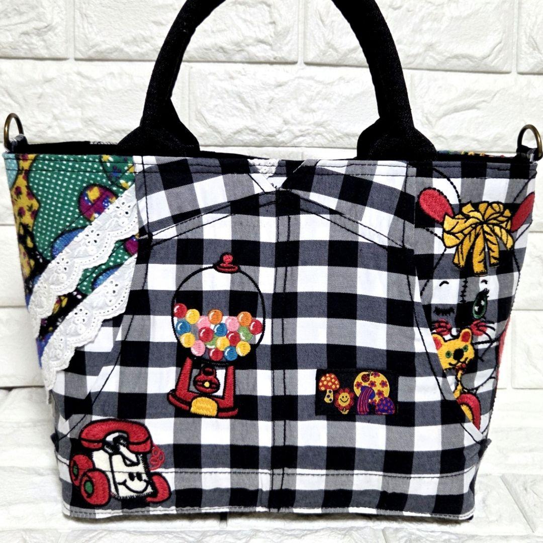 【SA様☘️専用】 939 デニム＊リメイク＊刺繍＊バッグ＊トートバッグ