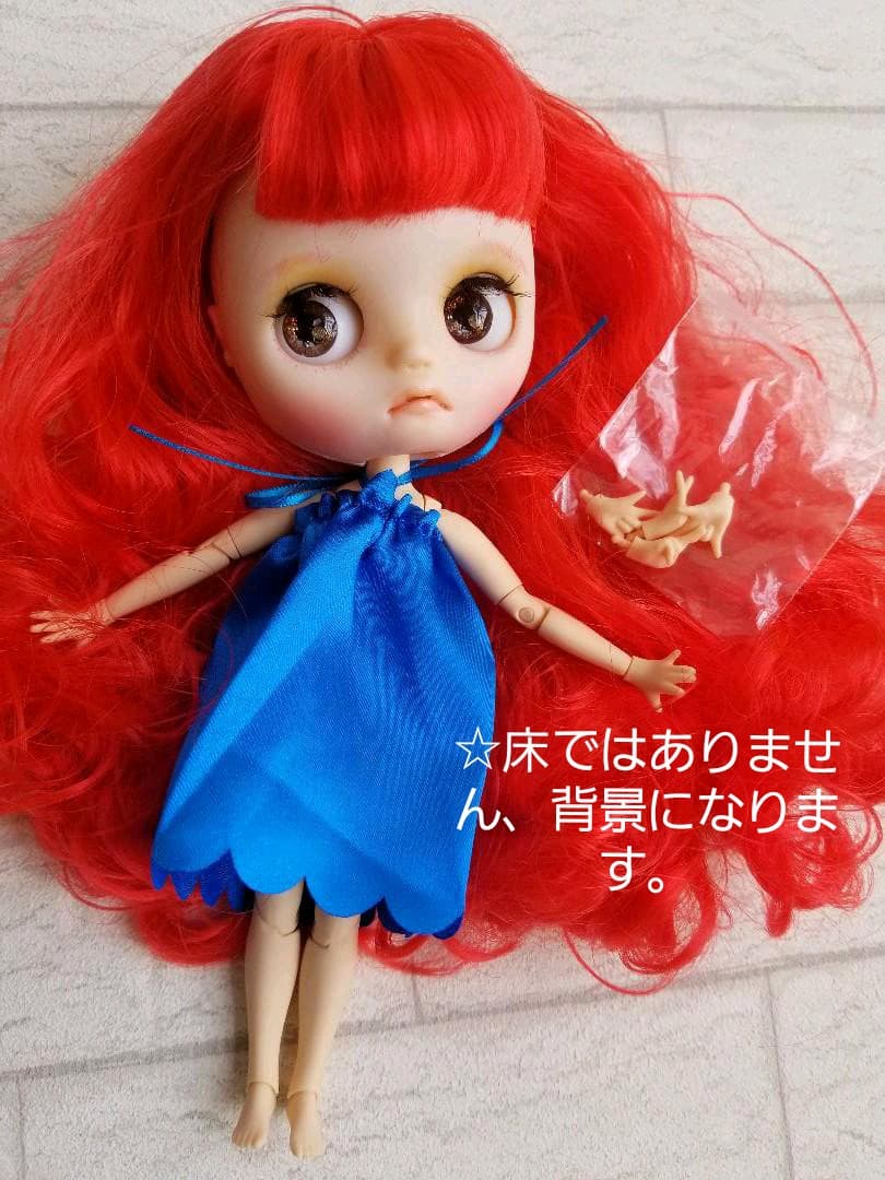 ☆ カスタムドール ☆ ふわふわ赤毛ちゃん ☆ ミディ ブライス ☆icy