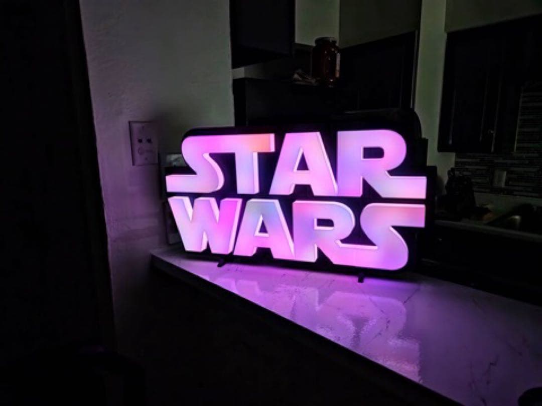 64×34 STARWARS スターウォーズ LED ライトスタンド