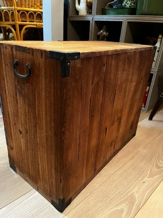 箪笥 小ぶり 古道具 昭和レトロ アンティーク ビンテージ 当時物