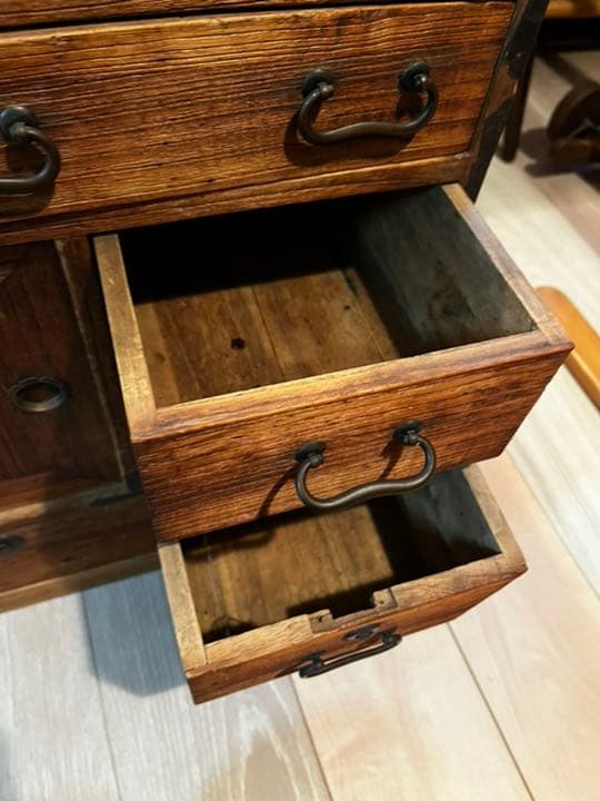 箪笥 小ぶり 古道具 昭和レトロ アンティーク ビンテージ 当時物