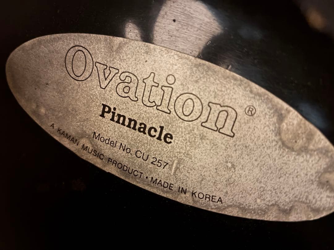 Ovation オベーションCU257 エレアコ OP-30内蔵 ハードケース付