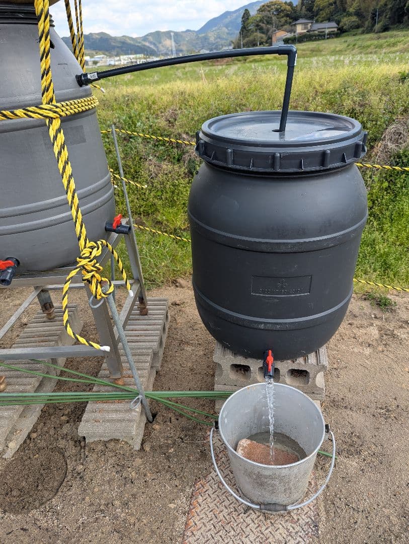 雨水タンク160Lコック付き、全国送料無料