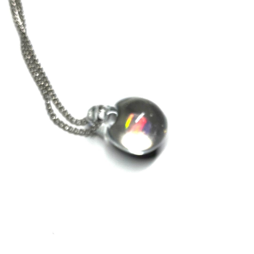 【希少！一点物！】優美なガラス細工 ペンダント 氷