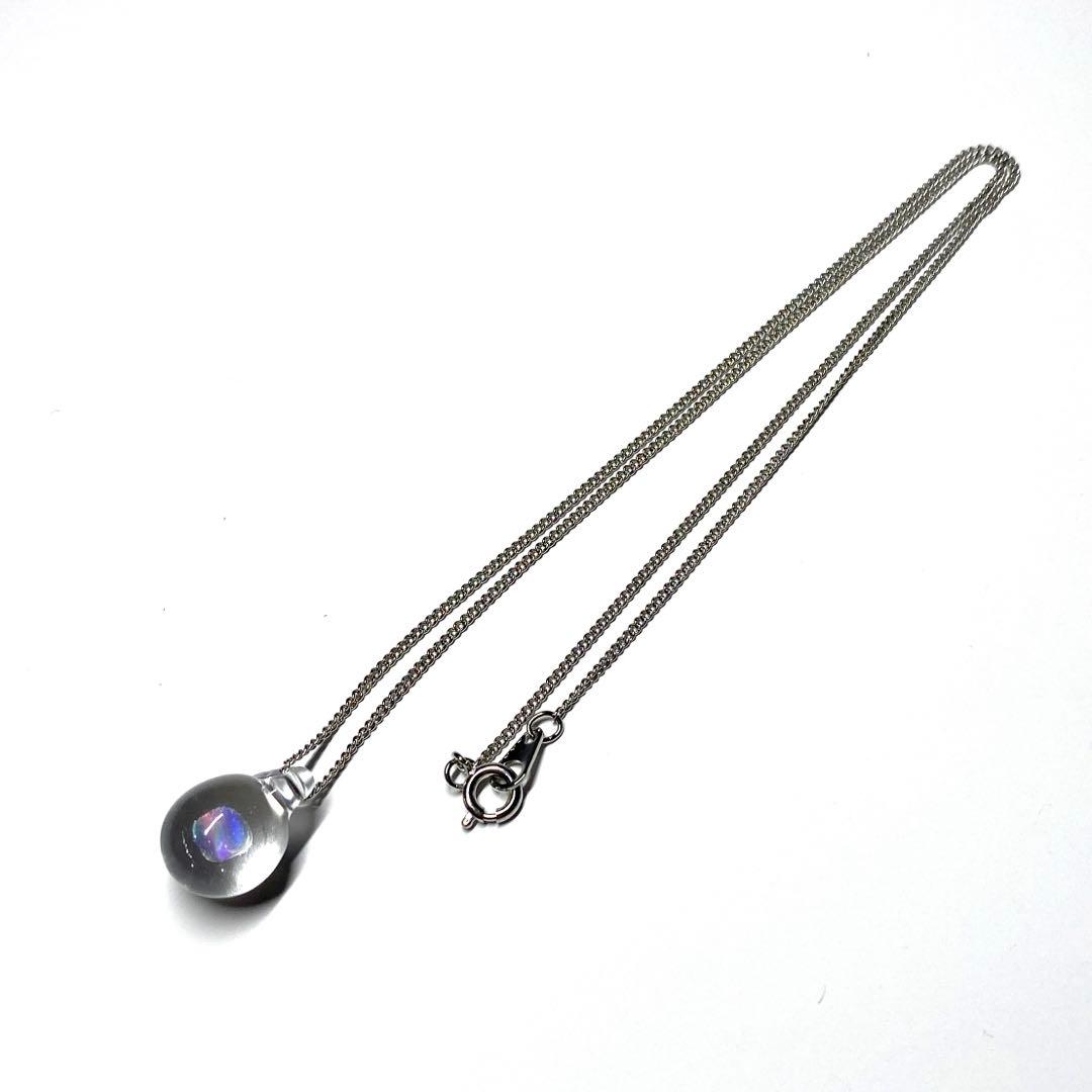 【希少！一点物！】優美なガラス細工 ペンダント 氷