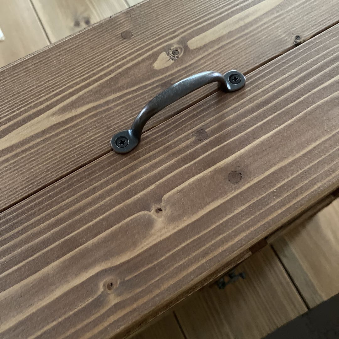 ribo　人形用木製収納ケース(引出・棚付き)　ハンドメイド　ブライス