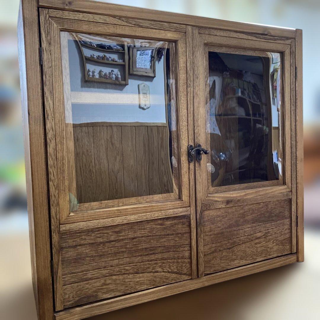 ribo　人形用木製収納ケース(引出・棚付き)　ハンドメイド　ブライス