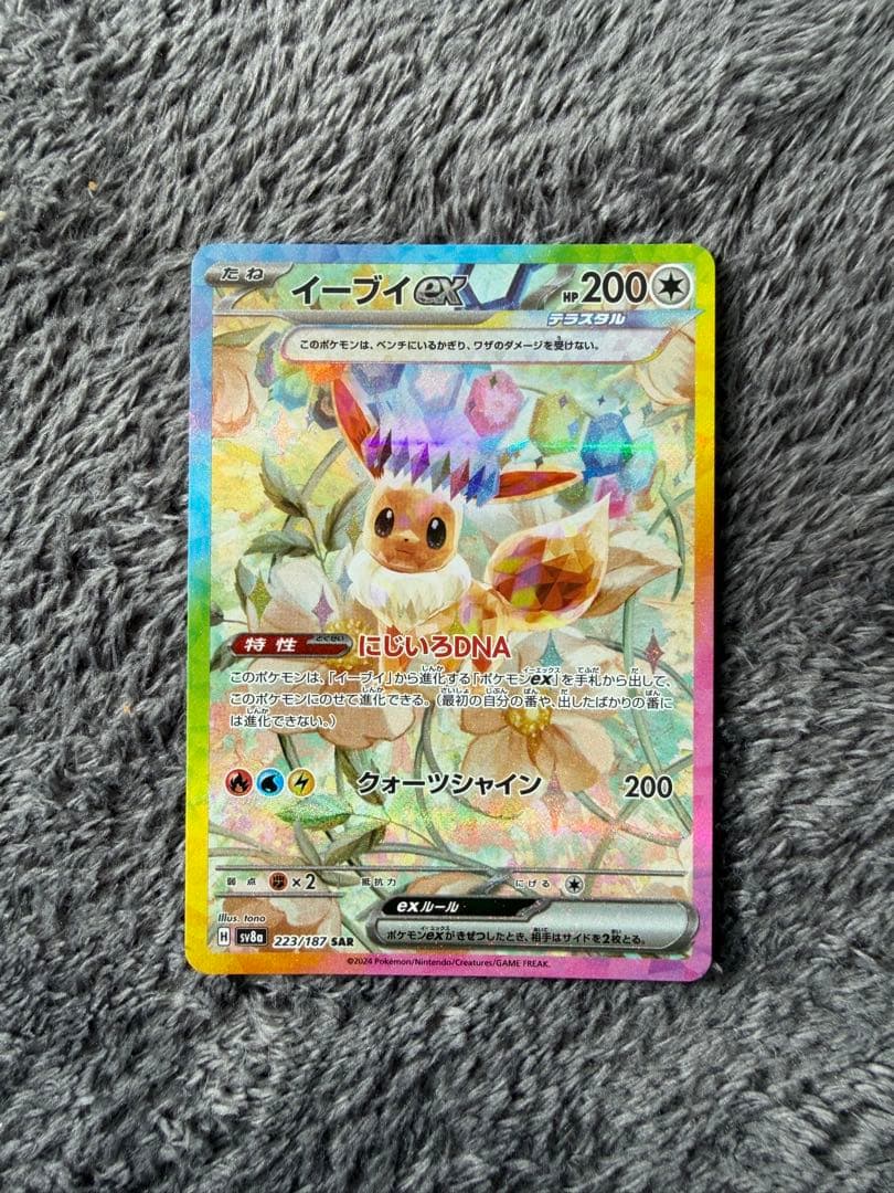 テラスタルフェスexブイズSAR3枚セット