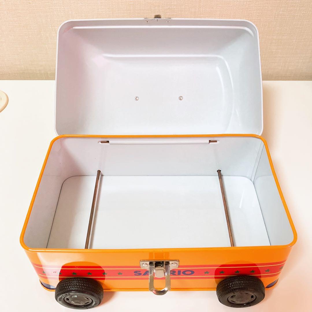 激レア⭐️レトロ 1996年 サンリオわくわくおでかけなかよしバス ブリキ缶 車