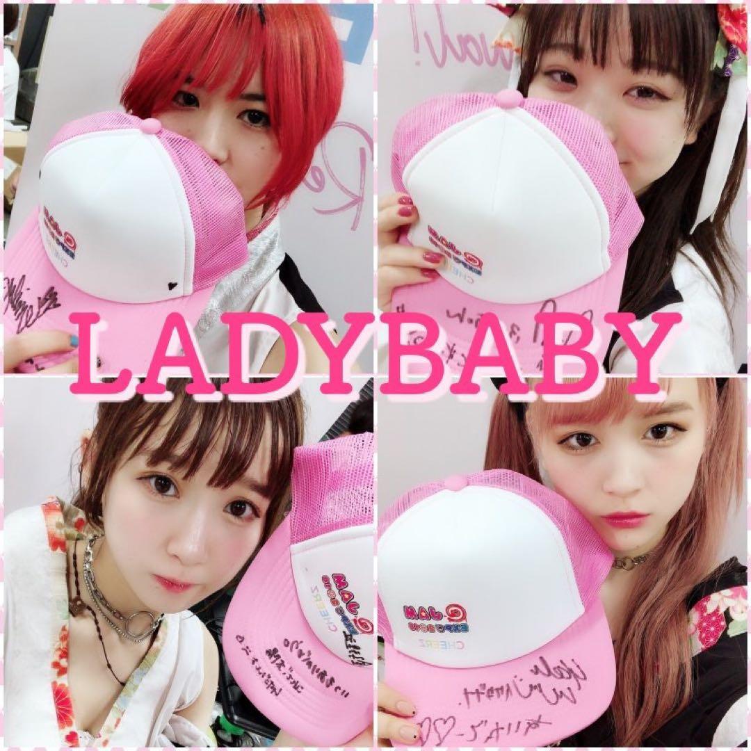 有馬えみり LADYBABY @JAM CHEERZ 直筆サイン キャップ