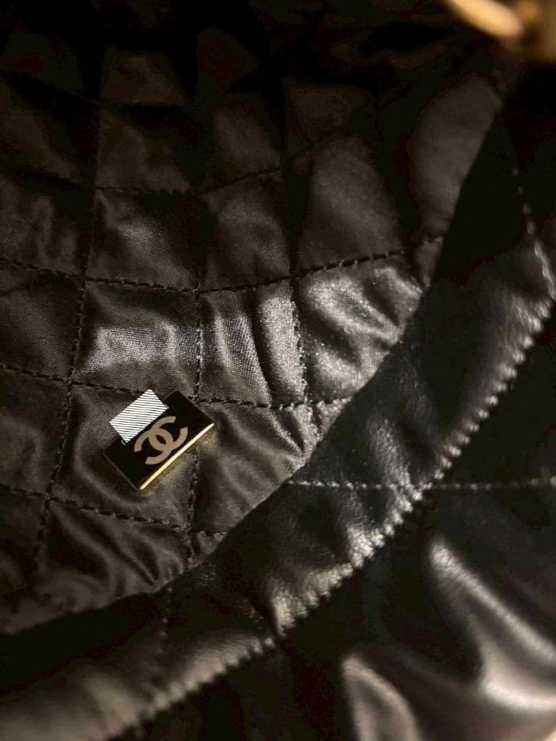 ミニショルダーバッグ　ブラック×パール　番号アリ