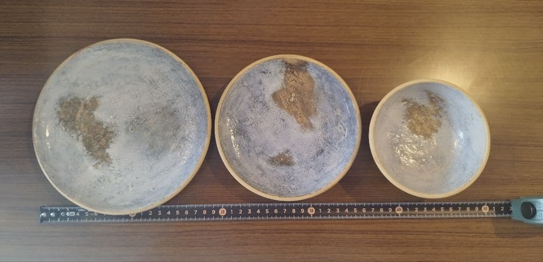 皿　３点セット　まるか陶工房　加藤唯