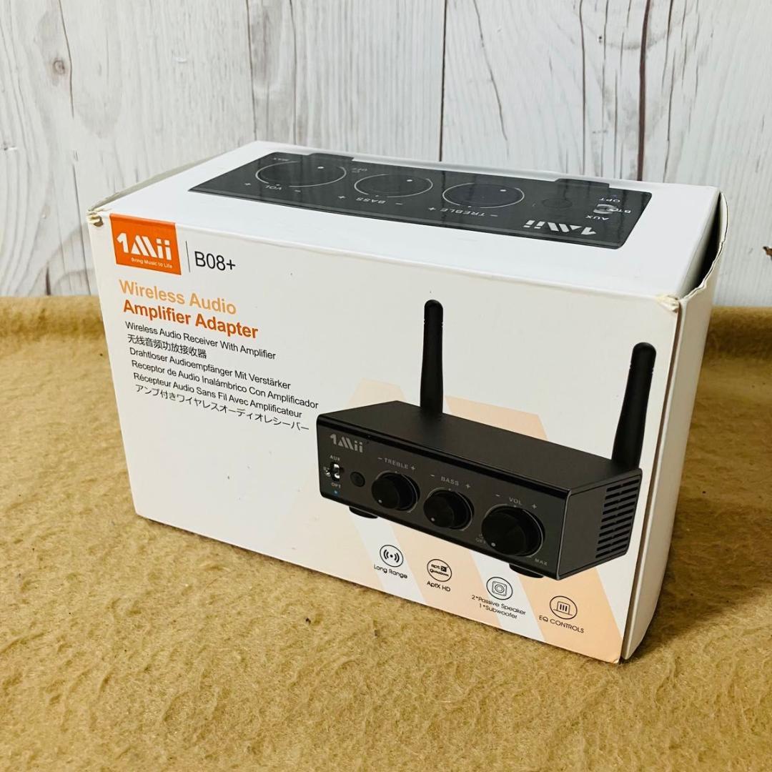 美品 1Mii ワイヤレスアンプレシーバー B08S パワーアンプ ACアダプタ