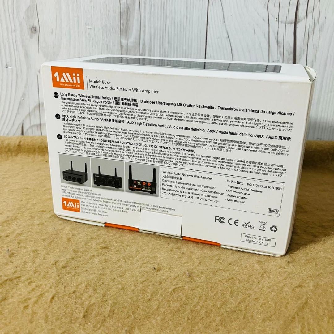 美品 1Mii ワイヤレスアンプレシーバー B08S パワーアンプ ACアダプタ