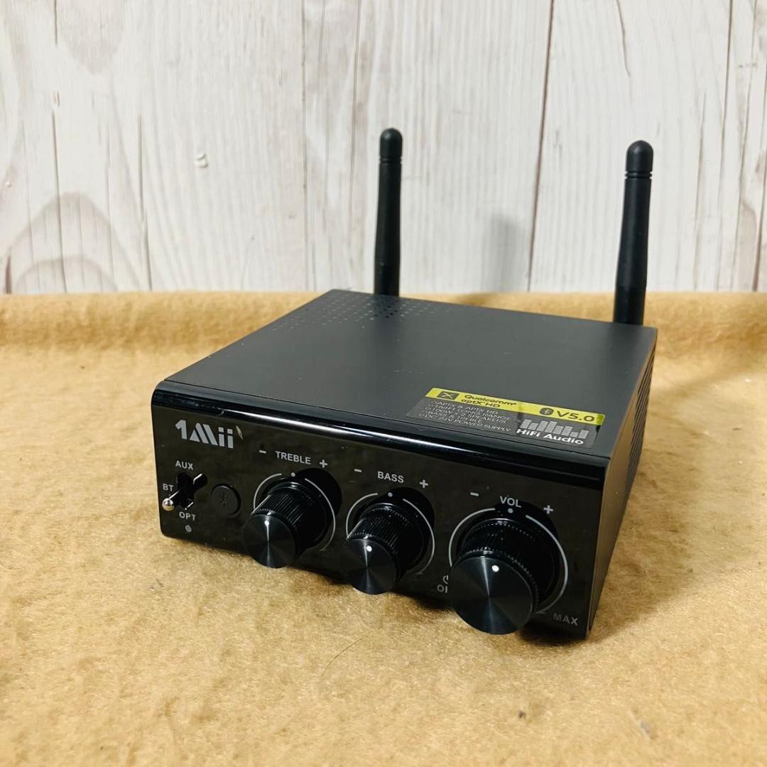 美品 1Mii ワイヤレスアンプレシーバー B08S パワーアンプ ACアダプタ